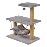 Save 40% on Pets at Home Gizmo Hammock Cat Tower Grey